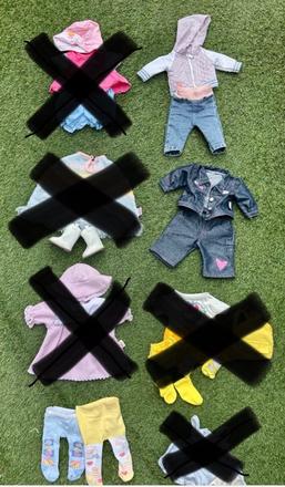 Oblečenie pre bábiku výšky 43 cm, 