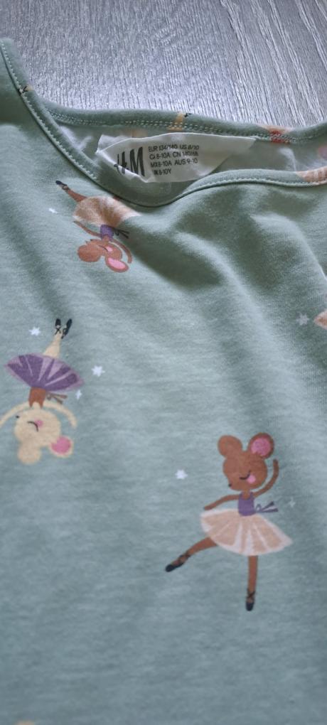 Saty myska - baletka 134/140, h&m,134