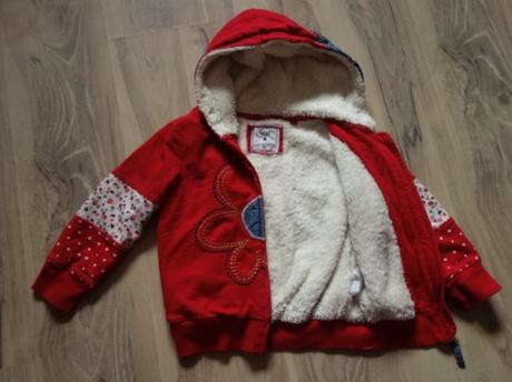 Teplučká hrubá mikinobunda next, next,116