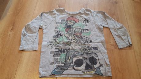 Tričko s kostrou, rebel,110