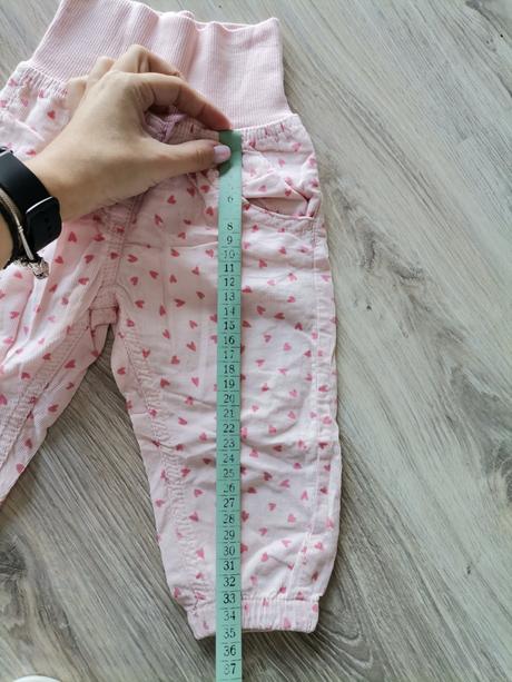 Dievčenské ružové nohavice, lupilu,74