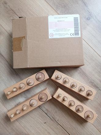 Veľkostné valčeky montessori, 