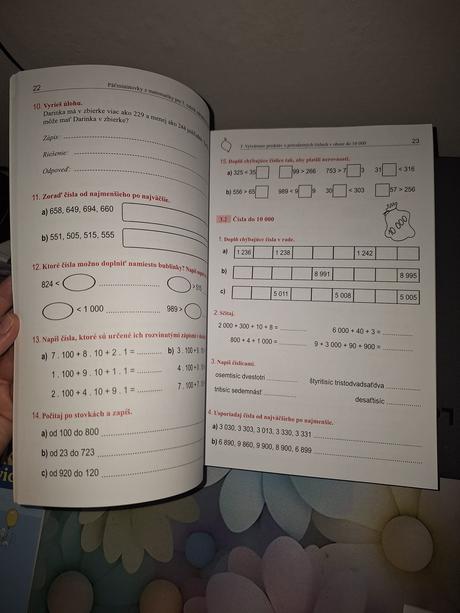 Pracovné zošity pre 3.ročník,