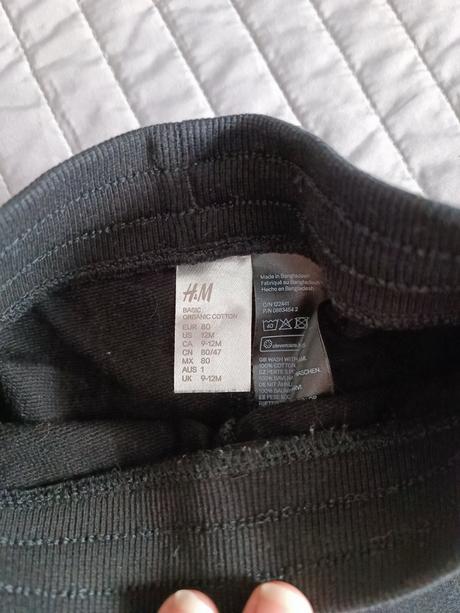 Basic teplaky, h&m,80