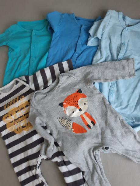 Pyžamko-overalové 62-5 kusov, 62