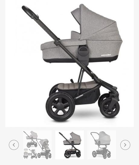 Easywalker harvey 2 all terrein arctic grey 2kombi, easywalker,easywalker harvey2