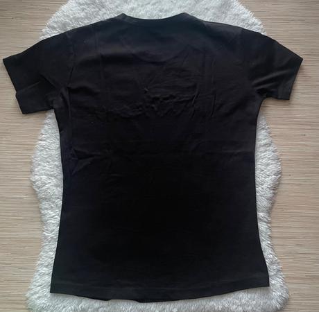 Basic cierne tricko s kamienkami, s