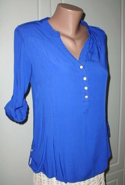 Trendy blúzka s roll-up rukávmi, veľ. m-l, m