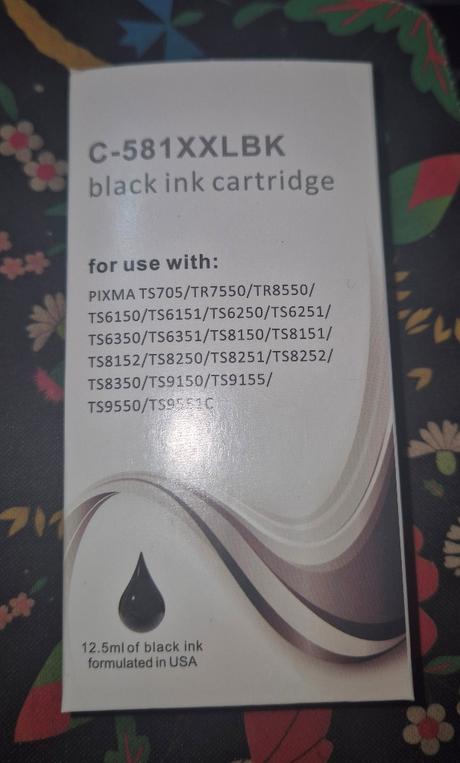 Farby do tlačiarne canon - čierna, canon