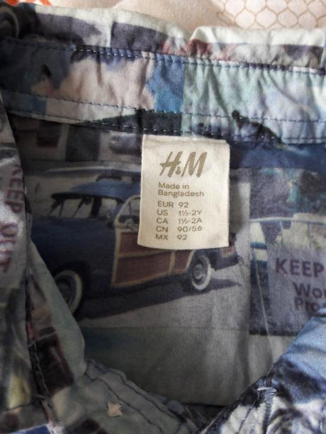 Kosela s kratkym rukavom, h&m,92