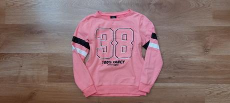 Neónovo ružová mikina, 164