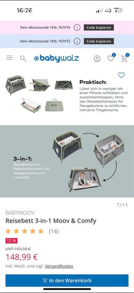 Cestovná postieľke 3 v 1 baby moov, šírka (cm): 85,dĺžka (cm): 120