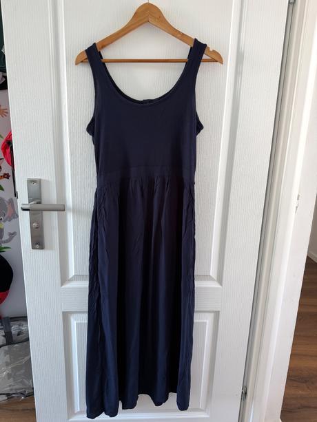 Tmavomodré maxi šaty guess viskóza, guess,l