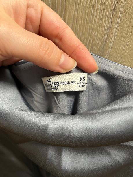 Satenove šaty, hollister,xs