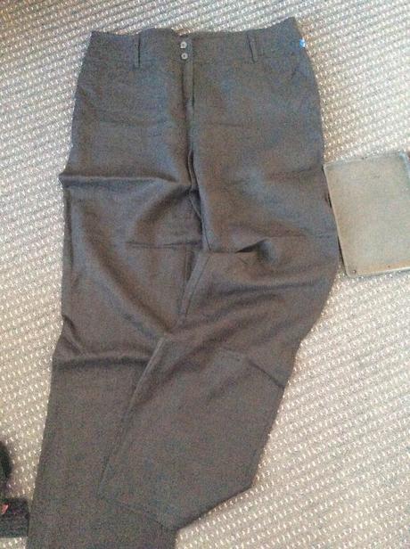 Elegantne lanove nohavice, 42