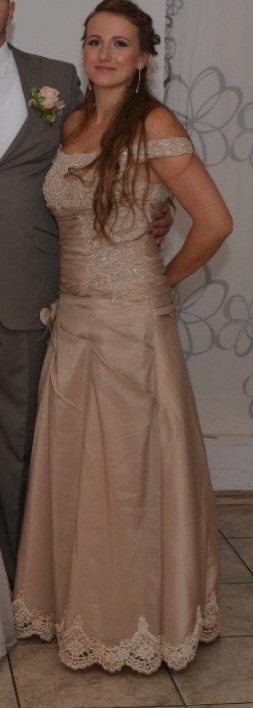 Saty slavnostne+biela spodnica, 44