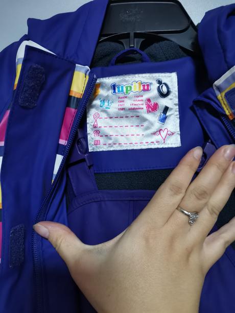 Nepremokavá flisová súprava, lupilu,110