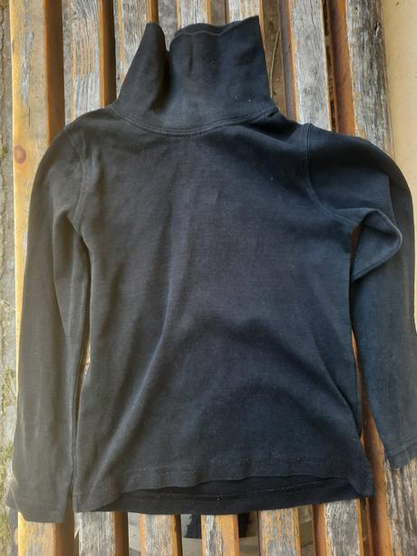 Čierny bavlnený rolák, lupilu,116