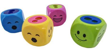 Strúhatko smejo so zásobníkom 4farby 4cm,