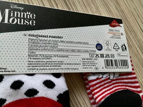 Ponožky minnie, 23 / 24 / 25 / 26