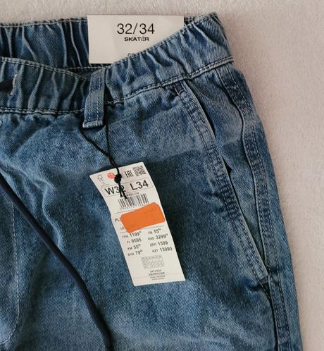 Rifle cropp skater s visackou w32-l34, 32