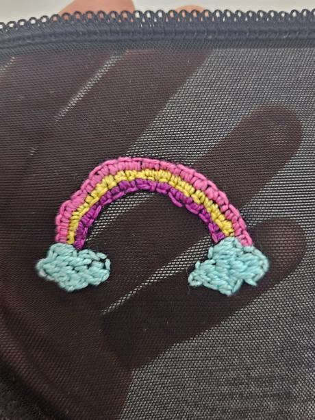 Damske nohavičky priesvitne s ručnou výšivkou, m