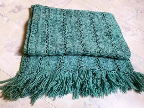 Vlnený prehoz/štóla na večerné šaty, 4xl