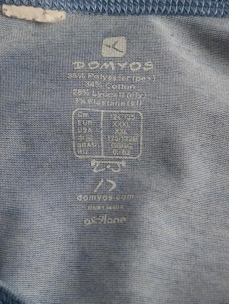 Dámsky modrý elastický top, domyos, domyos,xxxl