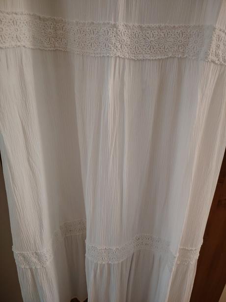 Biele letné šaty, gina,46