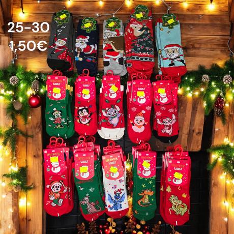 Vianočné ponožky, 25 - 35