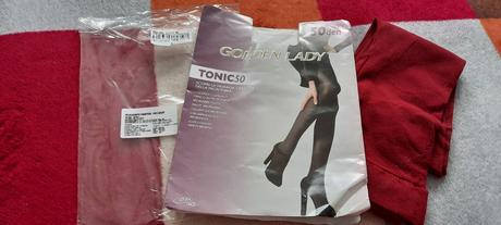 Pančucháče bordové zn. golden lady  vel. m  50 den, m