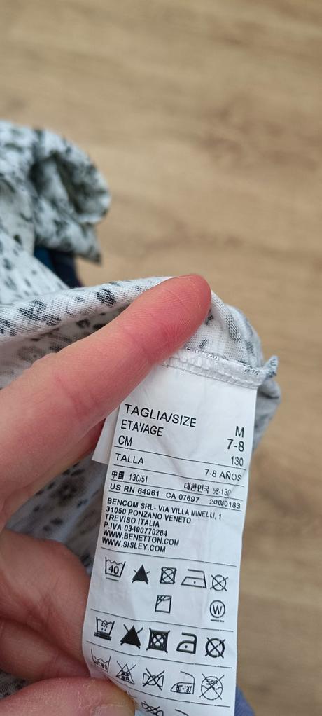 Blúzka /tunika, veľ. 130cm, zn.benetton, benetton,128