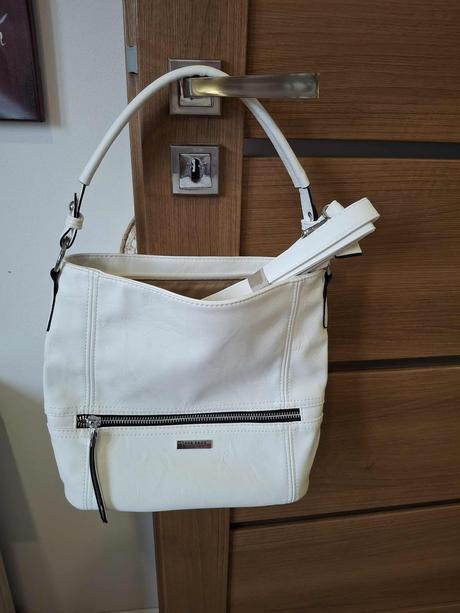 Biela kabelka zara bags, lara bags