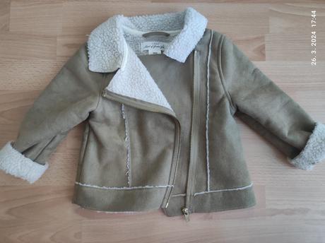 Jarný kabátik pre dievčatko 98, h&m,98