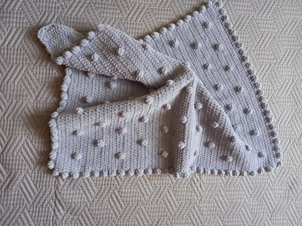 Háčkovaná deka do kočíka,