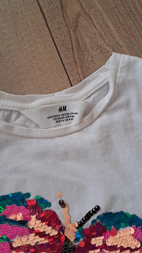 Krátke tričká, h&m,110