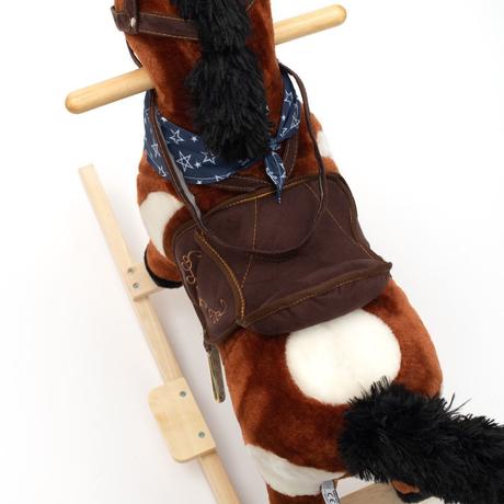 Babymix hojdací koník artur so šatkou, 