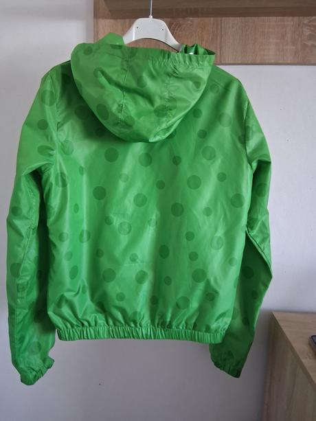 Zelená guľkovaná bunda, m