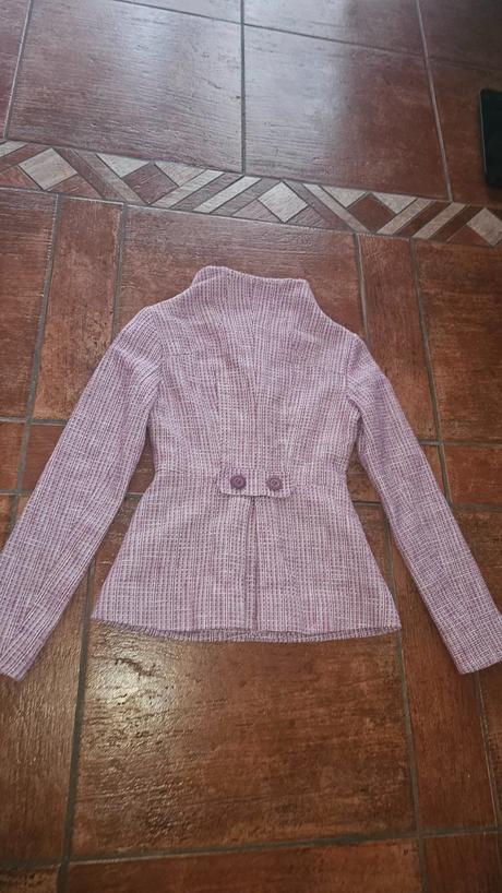 Hrubé zimné sako typu channel, xs