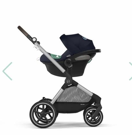 3 kombinácia cybex eos lux - oceán blue, cybex,cybex eos lux