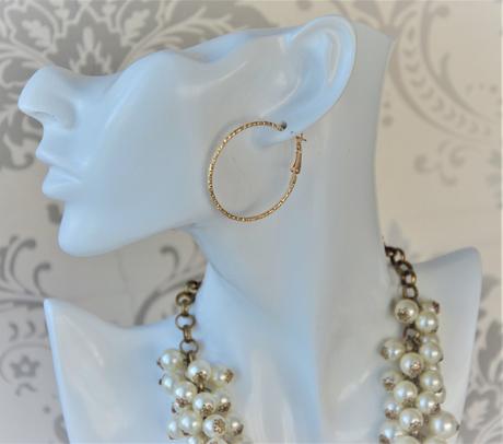 Jemné náušnice-kruhy,