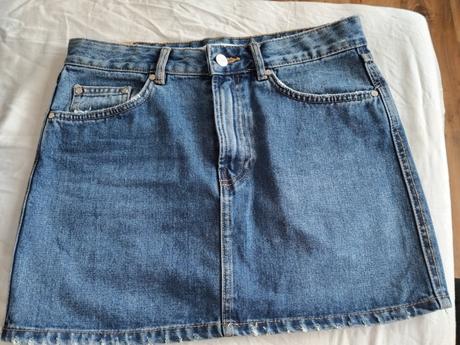 Rifliva sukňa denim, denim,s