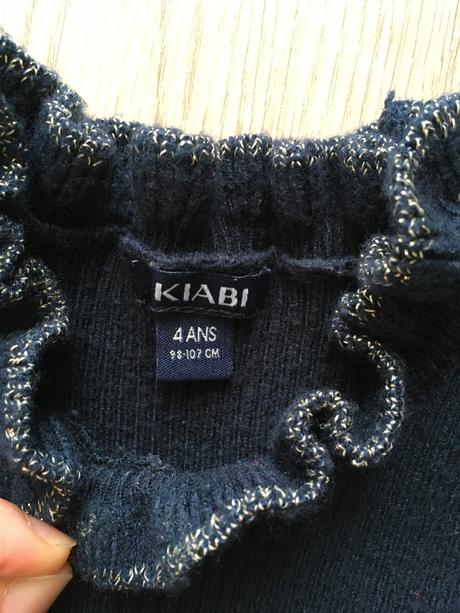 Dievčenské úpletové šaty zn. kiabi, 98