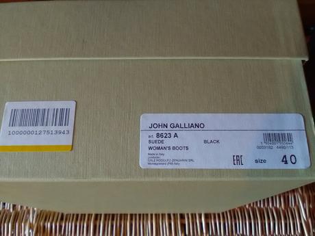Čižmy john galliano, 40
