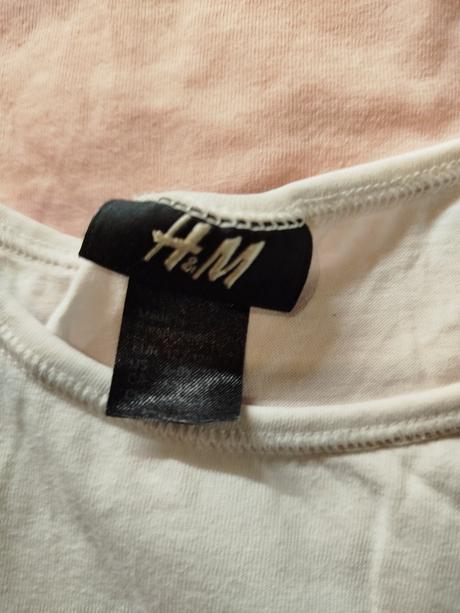 Jednofarebné tričká, h&m,122