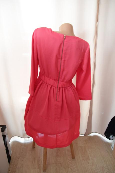 Sýto ružové šaty h&m, xl, h&m,xl