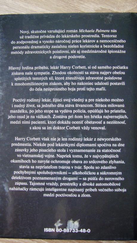 Kniha michal palmer doktor chodí ticho, 
