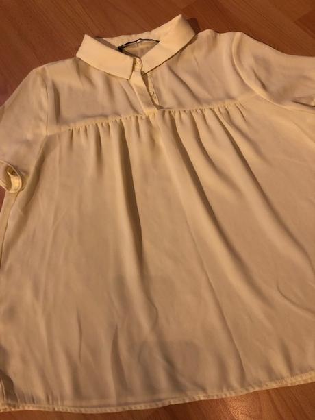 Svetlo-žltá blúzka zara, zara,m