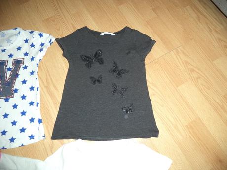 4 ks tričiek, 122-128, h&m,122