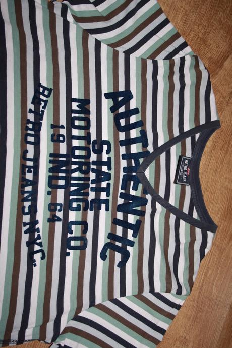 Retro jeans tricko, xl